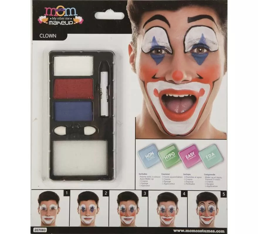 Translation missing: pt-PT.Kit de Maquillaje de Payaso adulto