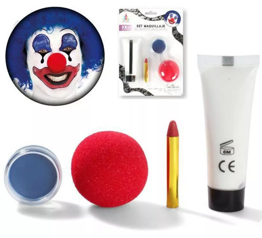 Translation missing: pt-PT.Kit de Maquillaje de Payaso con Nariz