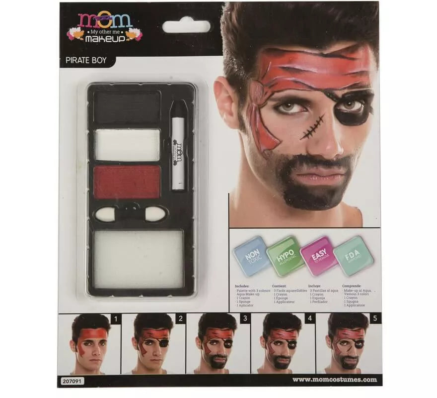 Translation missing: pt-PT.Kit de Maquillaje de Pirata hombre