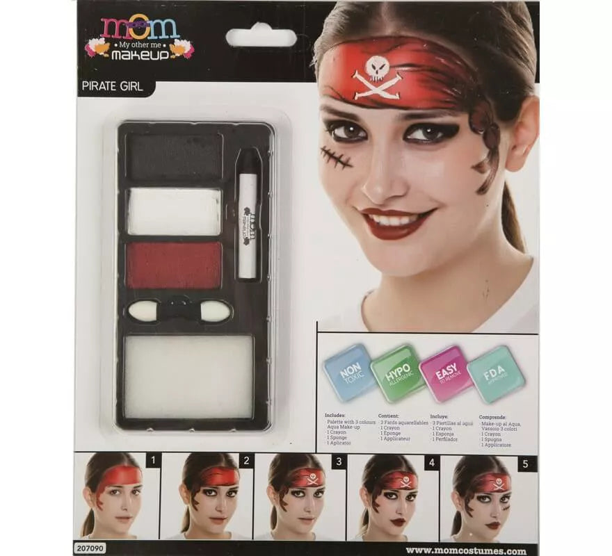 Translation missing: pt-PT.Kit de Maquillaje de Pirata mujer