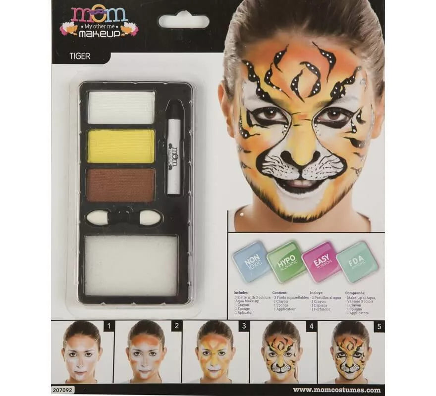 Translation missing: pt-PT.Kit de Maquillaje de Tigre adulto
