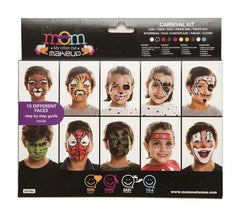 Kit de maquiagem infantil de carnaval para crianças