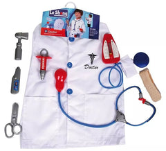 Kit Médico Infantil: Bata com 7 acessórios