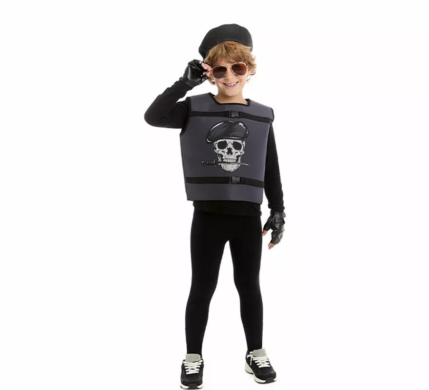 Translation missing: pt-PT.Kit de Mercenario Calavera para niño