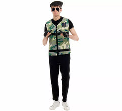 Kit Mercenário Camuflado para homem