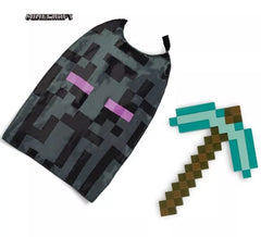 Kit Minecraft: Picareta e Capa