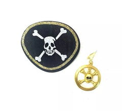 Kit de patch pirata: brincos e patch