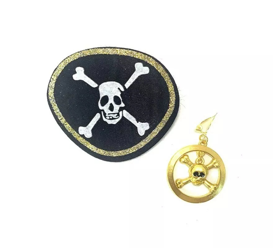 Translation missing: pt-PT.Kit de Parche Pirata: Pendientes y Parche