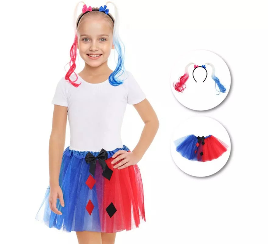 Translation missing: pt-PT.Kit de Payasa Conflictiva Infantil: Tutú y Tocado