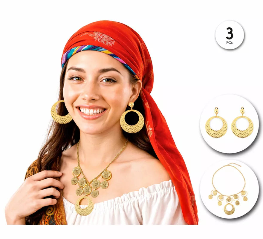 Kit de Pendientes y Collar de Zíngara