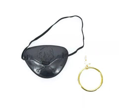 Kit Caveira Pirata: Patch e Argola