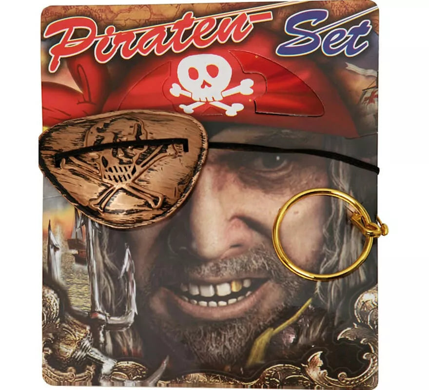 Translation missing: pt-PT.Kit de Pirata: Parche, Pendiente y Sombrero