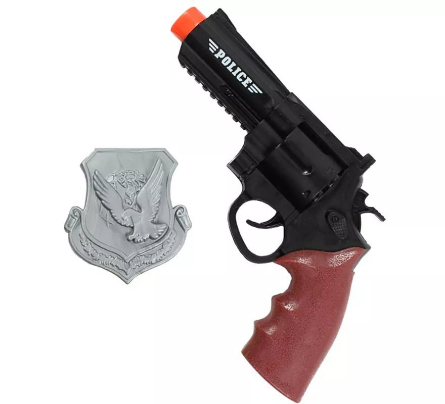 Translation missing: pt-PT.Kit de Policía clásico: Pistola de juguete y Placa