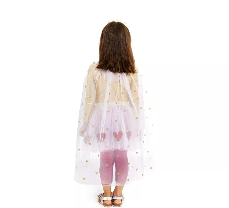 Translation missing: pt-PT.Kit de Princesa Corazones infantil: Tutú y capa corazón