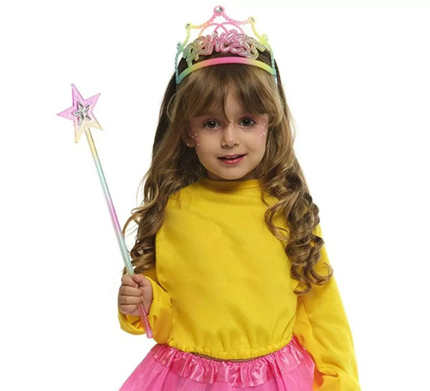 Translation missing: pt-PT.Kit de Princesa Fantasy infantil: Tiara y Diadema