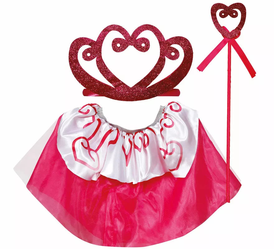 Translation missing: pt-PT.Kit de Princesa infantil: Diadema, varita y falda