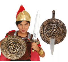 Kit Romano Infantil: Escudo e espada