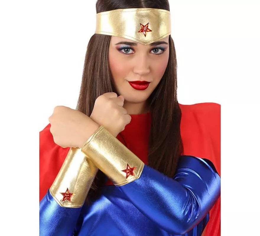 Translation missing: pt-PT.Kit de Súper Heroína: 2 Brazaletes y Tiara