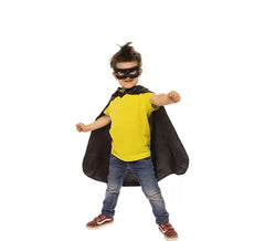 Kit infantil de super-heróis negros: capa e máscara
