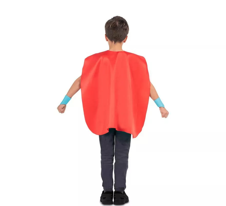 Translation missing: pt-PT.Kit de Superhéroe rojo infantil: antifaz, capa y cinturón
