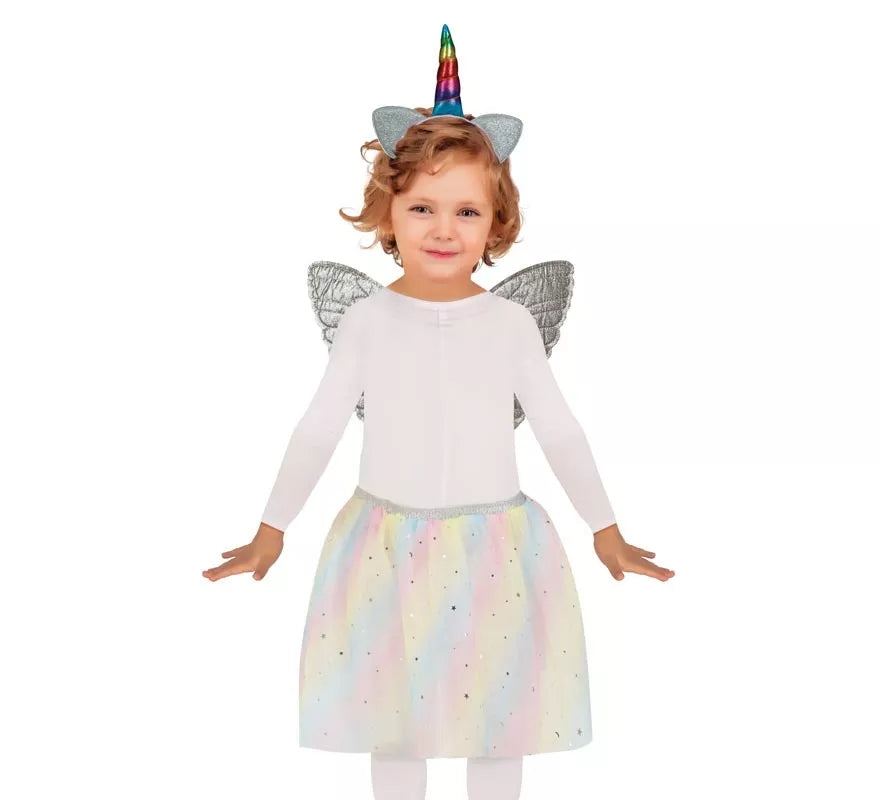 Translation missing: pt-PT.Kit de Unicornio infantil: Diadema, Alas y Tutú