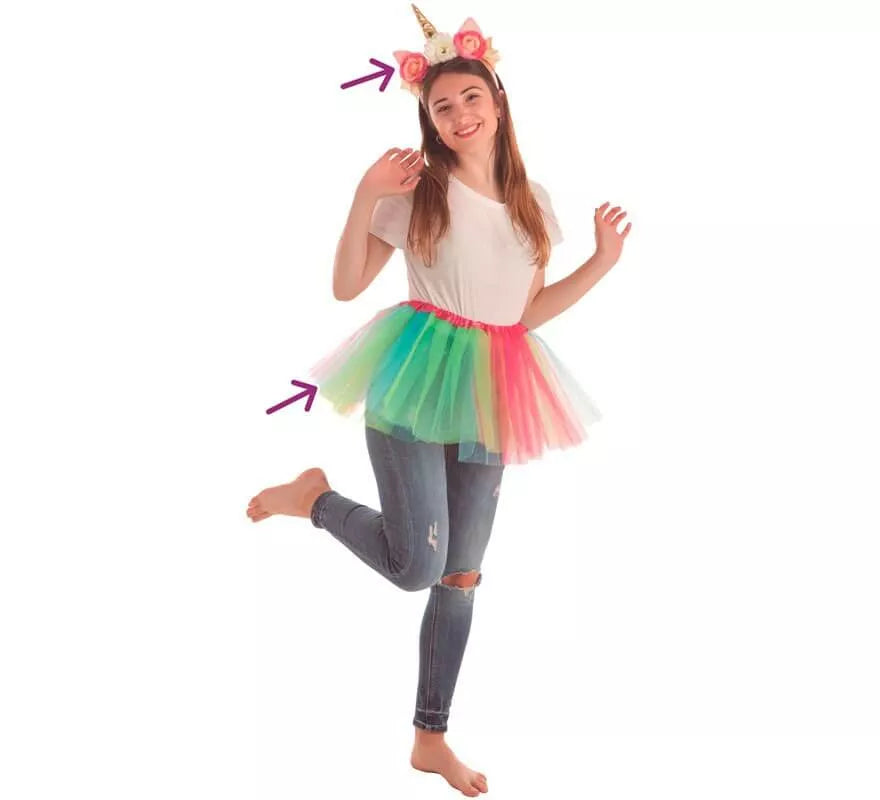 Kit de Unicornio: Tutú y Diadema