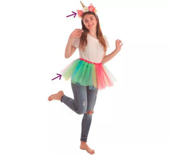 Kit Unicórnio: Tutu e Bandana