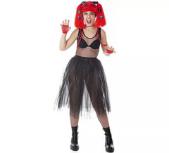 Kit Adulto Molona Red Vampire: Tutu e Peruca
