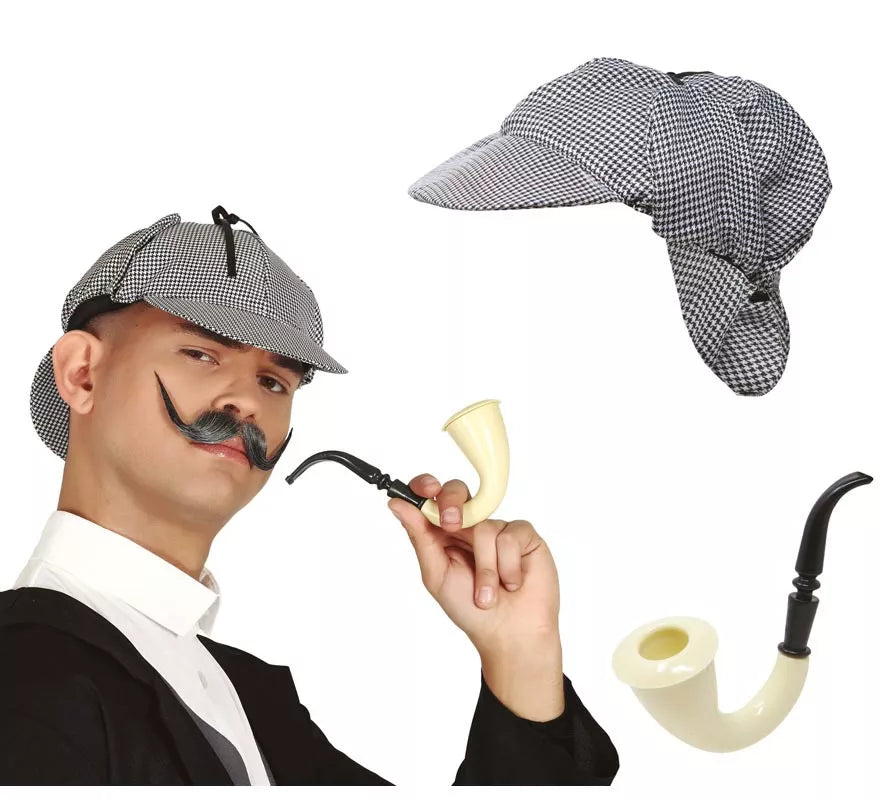 Translation missing: pt-PT.Kit Detective: Gorra y Pipa
