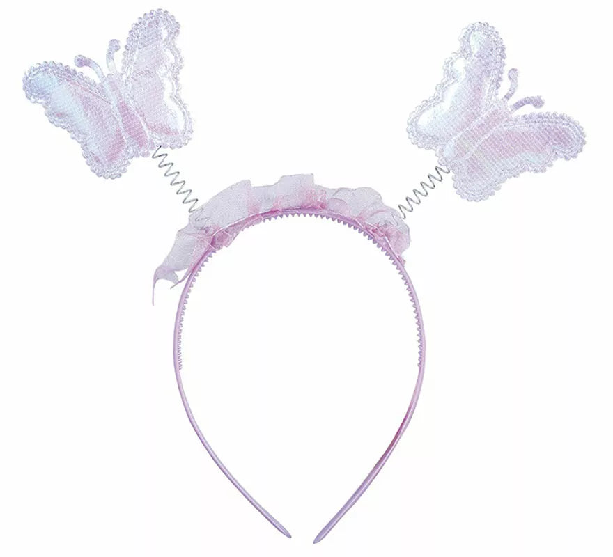 Translation missing: pt-PT.Kit Hada Mariposa Lila: Diadema, Varita y Alas de 35x40 cm