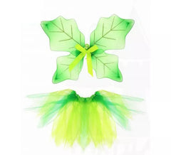 Kit Fada Verde Infantil: Asas e Tutu