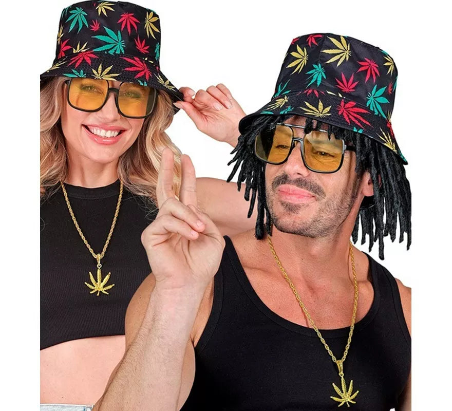 Translation missing: pt-PT.Kit Hip Hop Años 90: Sombrero, Gafas y Collar