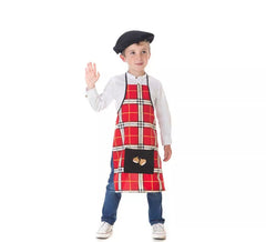 Kit ou Fato de castanheiro Red Check para criança