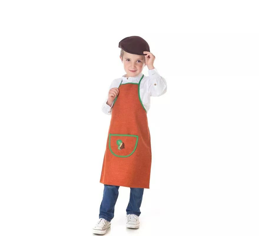 Translation missing: pt-PT.Kit o Disfraz de Castañero Teja Hojas Verdes para niño