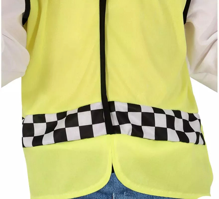 Translation missing: pt-PT.Kit o Disfraz de Policía para niños: Chaleco, Gorro y Camisa