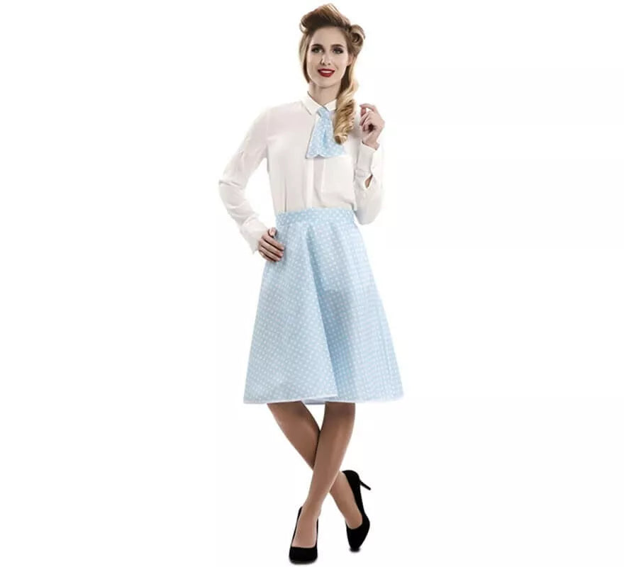 Translation missing: pt-PT.Kit Pin-Up Azul para mujer: Falda y Corbata