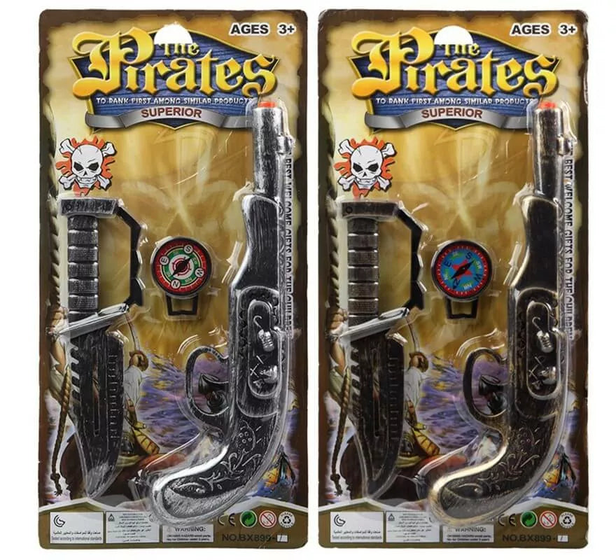 Translation missing: pt-PT.Kit Pirata: Brújula, Cuchillo y Trabuco en 2 modelos surtidos