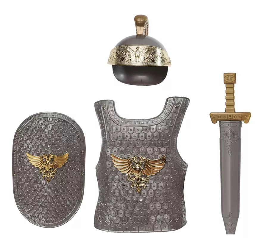 Translation missing: pt-PT.Kit Romano: Casco, armadura, espada y escudo