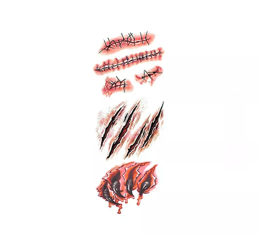 Translation missing: pt-PT.Kit Tatuajes Heridas y Costuras