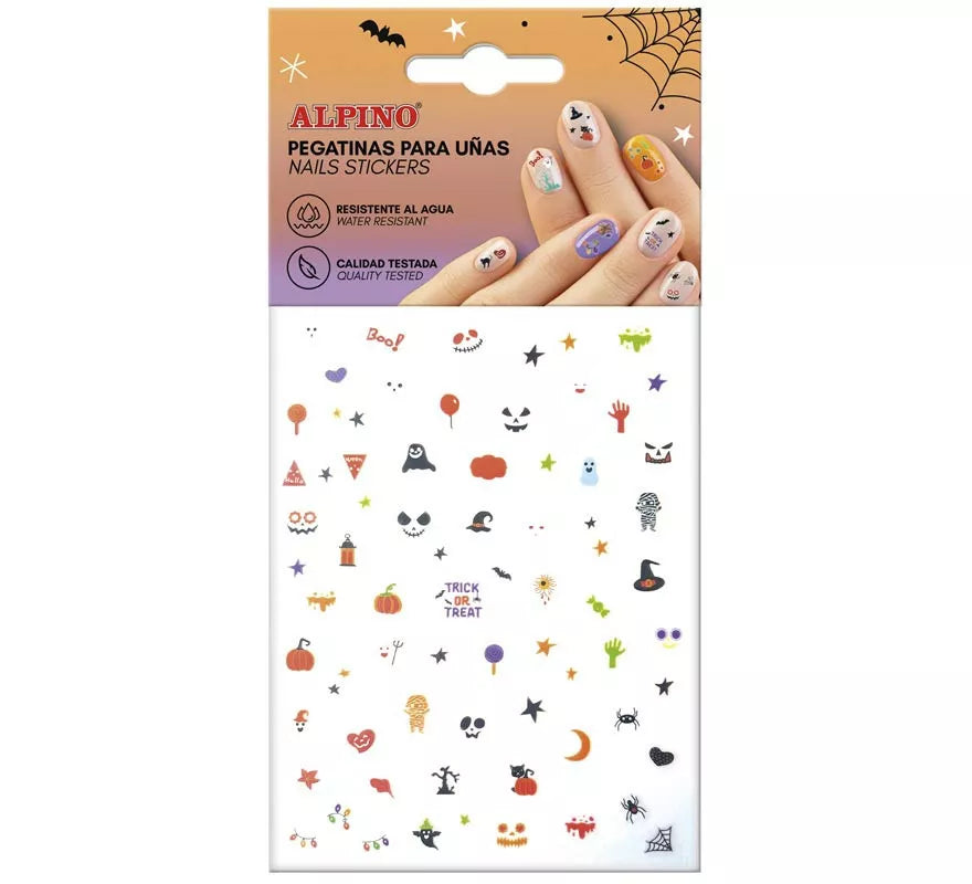 Translation missing: pt-PT.Lámina de Pegatinas para Uñas de Halloween en 2 modelos surtidos