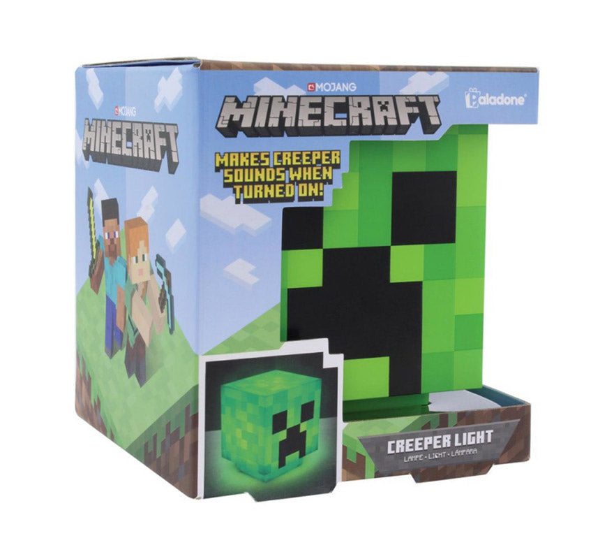 Lámpara Minecraft Creeper