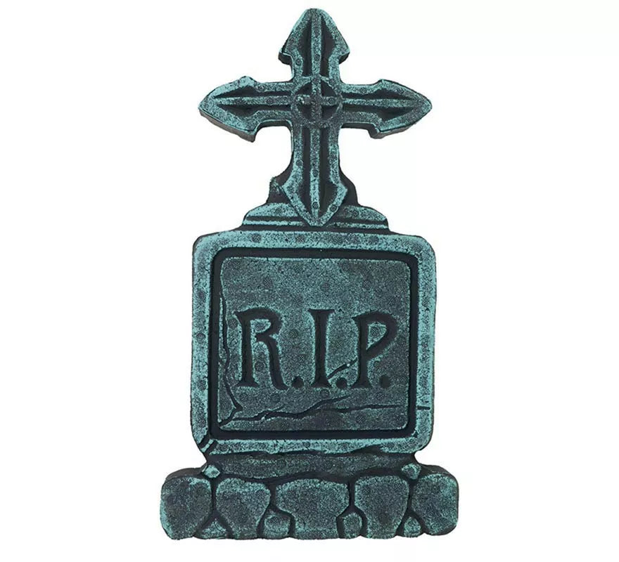 Translation missing: pt-PT."Lápida Cementerio Cruz ""RIP"" de 43x22 cm"