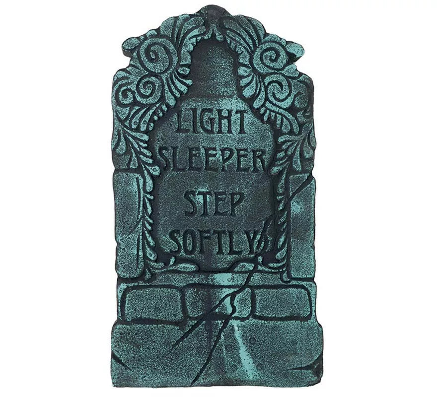 Translation missing: pt-PT."Lápida Cementerio ""Light Sleeper, Step Softly"" de 43x22 cm"