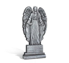 Lápide de anjo cinza 8x91x45cm