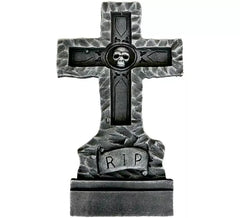 Cruz de lápide de cemitério e RIP 38x3x61 cm