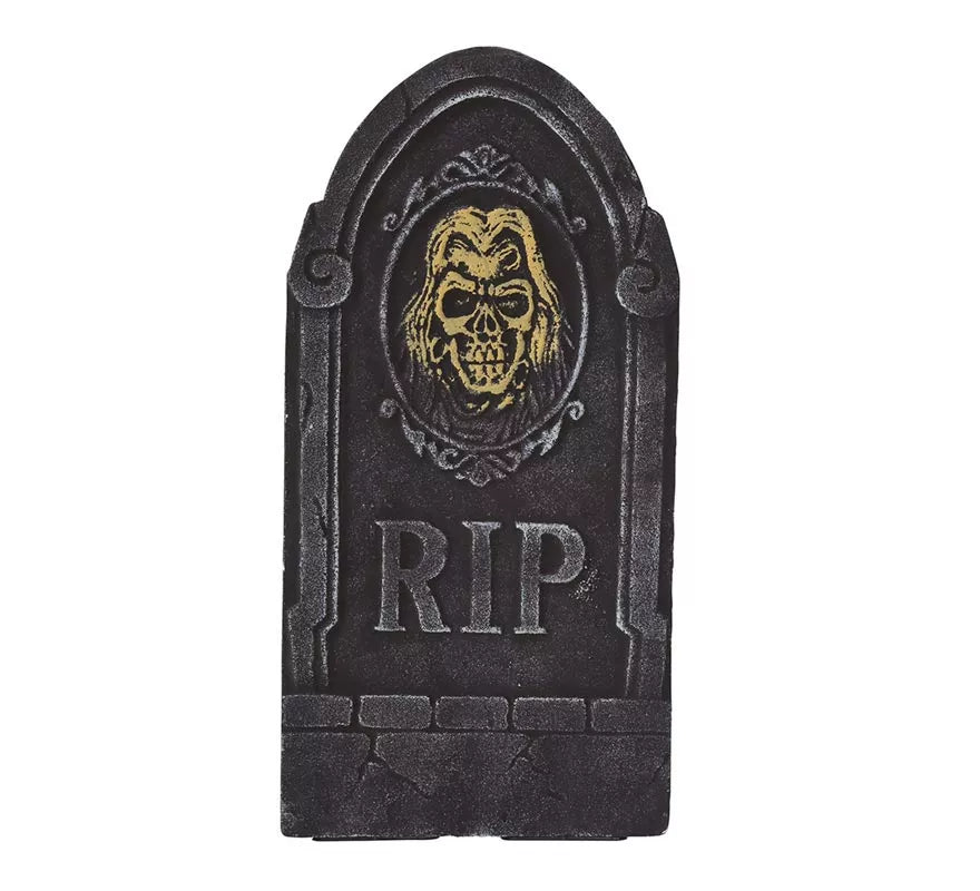 Translation missing: pt-PT.Lápida Rip con Calavera 33X65 Cm