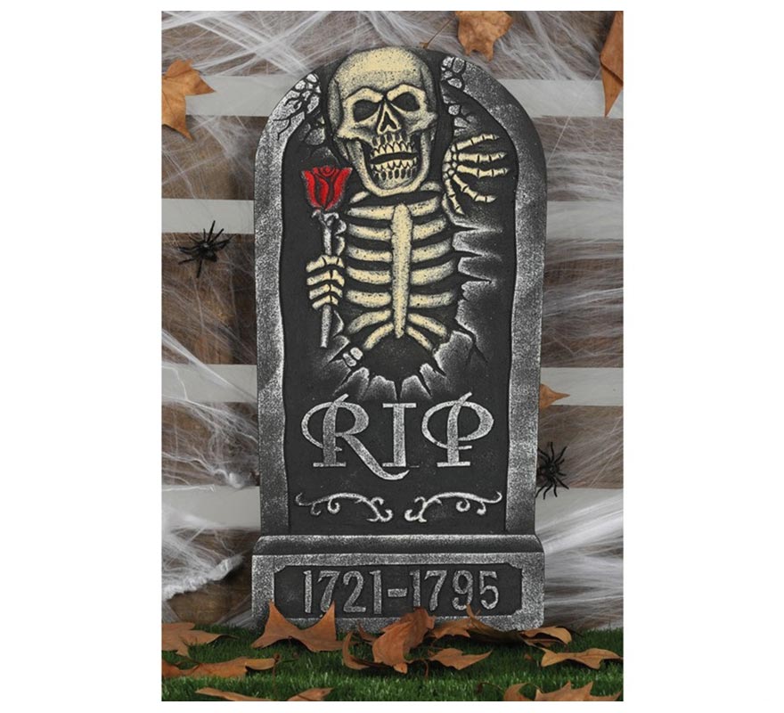 Translation missing: pt-PT.Lápida Rip con fecha (1721-1795) 32X65 Cm