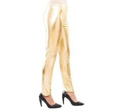 Leggings brilhantes em várias cores