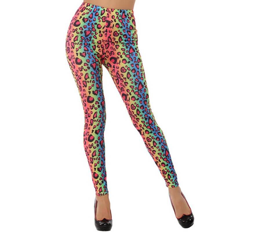 Translation missing: pt-PT.Leggings de Leopardo Multicolor