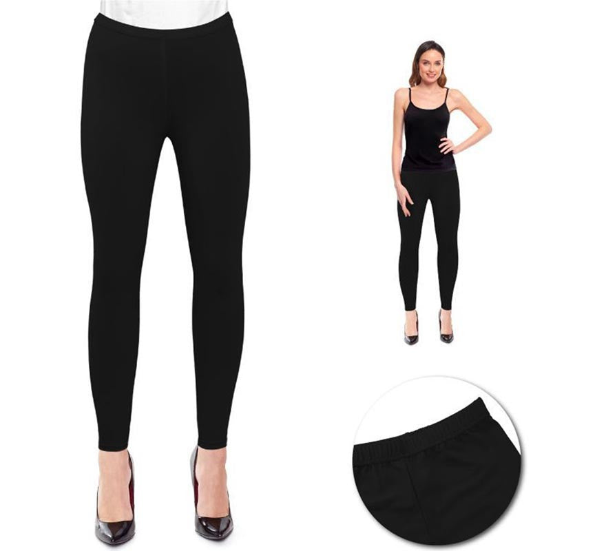 Translation missing: pt-PT.Leggins color negro para mujer
